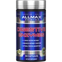 ALLMAX Digestive ENZYMES - 90 kapslar - Stöder förbättrad näringsdigestion och optimal proteinabsorption - med 11 högaktiva enzymer - 90 portioner