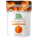 FEEL GOOD Superfoods Pure Curcumin Powder, Organic, Non-GMO, Vegan från Bulk Ground Turmeric Root från Indien, Curcuma Longa Joint Supplement, 5 uns