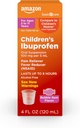 Grundläggande vård Barn Ibuprofen Oral Suspension, 100mg, Bubblegum, 4 fl oz (Pack av 1)