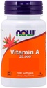 Vitamin A från Fish Liver Oil, 25000IU, 250 Sgels by Now Foods (Pack of 4)