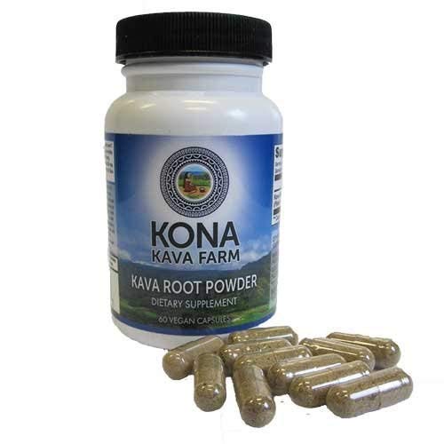 Kava Root Endast Premium kapslar | Kava Root Extract Powder kapslar 10% Kavalactone | Kava Root Supplement för avkoppling (60 kapslar)