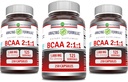 Fantastiska formler BCAA 2:1:1 1000 Mg Per Servering | Capsules | Branched Chain Amino Supplement | Icke-GMO | Gluten-Free | Made in USA (3 Pack, 250 greve)