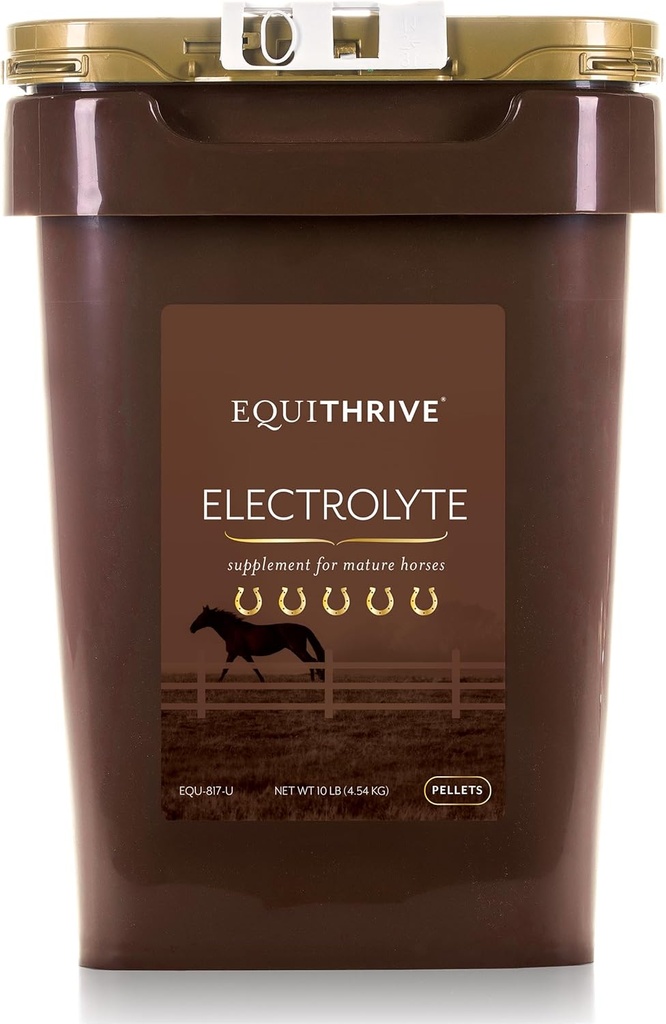 Jämför häst Electrolyte Pellets, Vitaminer och mineraler Supplement, Equine Feed Supplies for Training and Competition, 10 lbs, 50 Day Supply