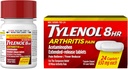 Tylenol 8 timmars artrit smärta tabletter med acetaminophen för gemensam smärta, 24 ct