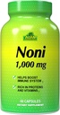 ALFA VITAMINS Noni 1000 Mg 60 kapslar - Tonic för optimal funktion av kroppen - Antioxidant