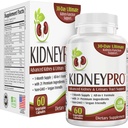 Njurproducerad med 21 Njurhälsotillskott | All-in-1 Formel | Njurar & Urinary Tract Supplement | Daglig rengöring & Detox Support | 1-månaders leverans | 60 kapslar