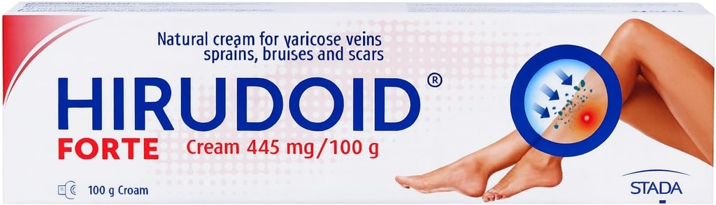 HiruCream Forte 100g Cream för Veins Bruises Scars sprains, tillverkad i Tyskland