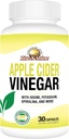 Rise-N-Shine Apple Cider Vinegar Capsules - Immune Support Vitamins - Gut Support för kvinnor och män 30-dagars leverans (30 kapslar)