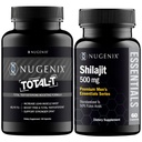 Nugenix Essentials Shilajit och Total-T Testosteron Booster för Män