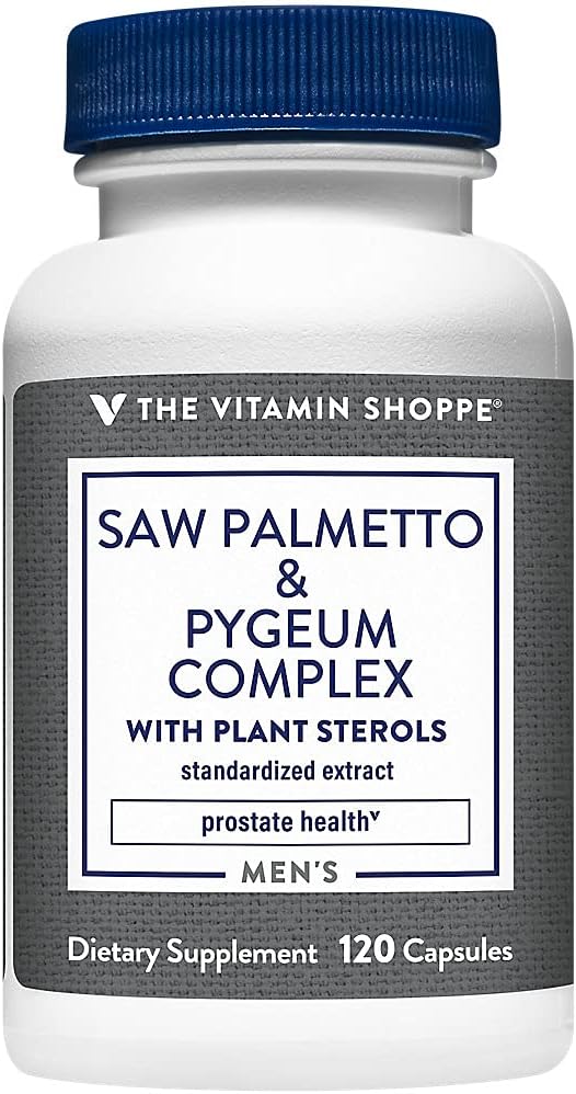 Vitamin Shoppe Saw Palmetto & Pygeum Complex (120 kapslar)