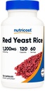 Nutricost Red Yeast Rice 1200mg, 120 kapslar - 60 Serv, Veggie Caps, Non-GMO, Gluten Free