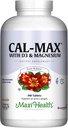 Kalcium 1000 mg med vitamin D3 (400 IE) och Magnesium (750 mg) - Kosttillskott för ben, tänder, gemensamt stöd - för män och kvinnor - 360 tabletter