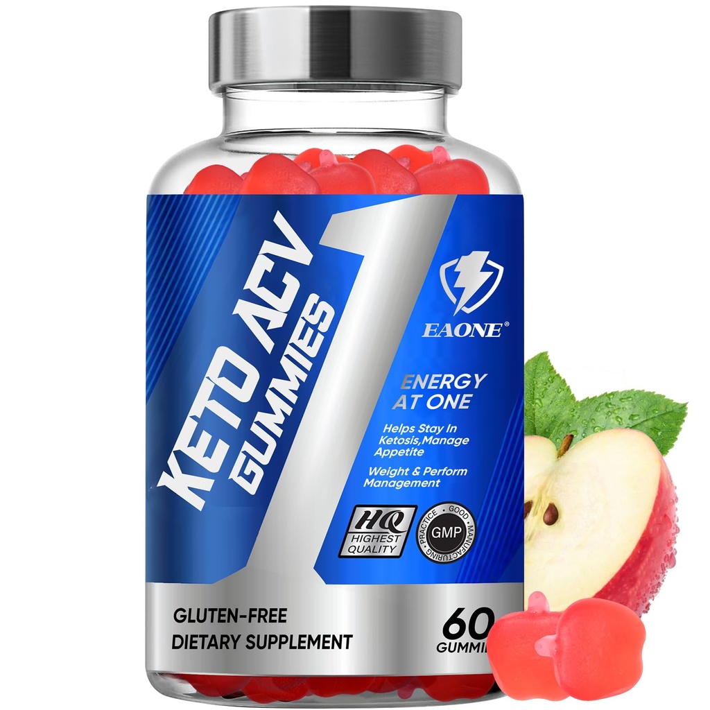 2000Mg Advanced Keto Acv Gummies, Lean Light Keto Acv Gummies, Inkludera Acv B6 B12 Folat, Keto Gummy Supplement Kvinnor och Män