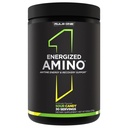 Regel 1 Energized Amino - Anytime Energy and Recovery Support med BCAAs, Glutamine, Citrulline, Beta Alanine och koffein från grönt kaffe och teblad extrakt (30 portioner, Sour Candy)