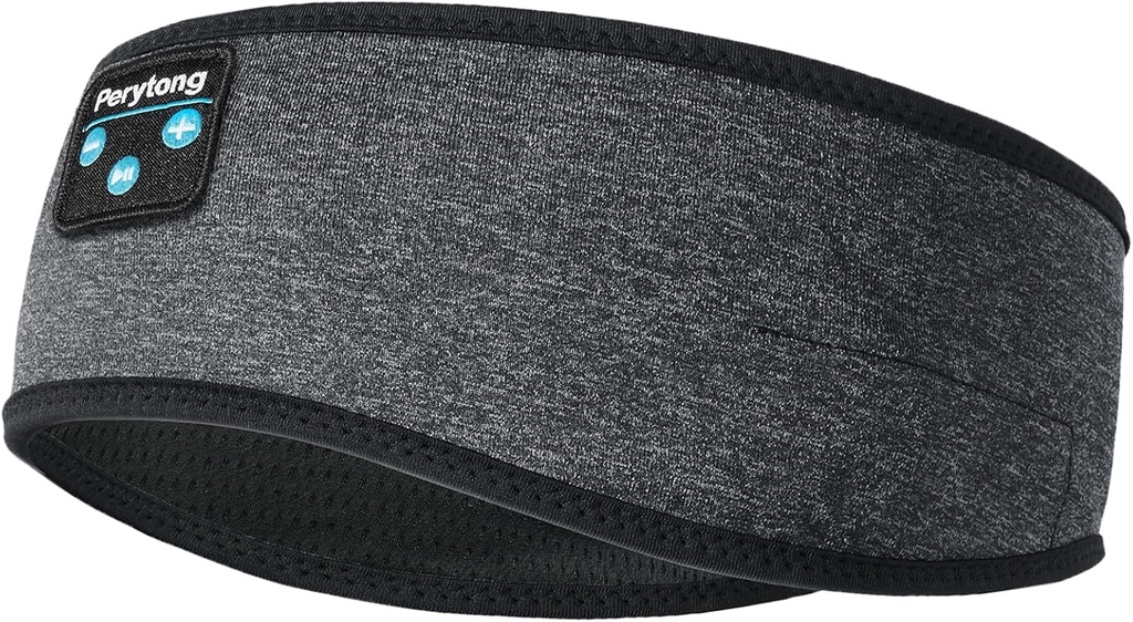Perytong Sleep Headphones, Wireless Headphones Bluetooth Headband, Sovande hörlurar för Side Sleeper, Elastic Music Sleep Headband, ASMR Wireless Eye Mask Tech Gadgets Gifts för Män Kvinnor
