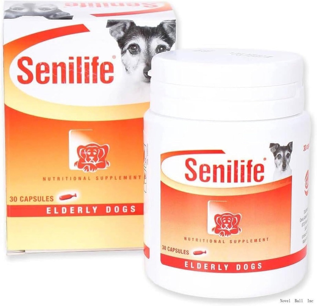Hjärnfunktionsstöd Aging Pet Nutritional Supplement /D59010B Senilife Nutritional Supplement för äldre hundar (upp till 50 lbs) - 30 / Box