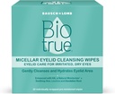 Biotrue Micellar Eyelid Care for Irritated and Dry Eyes Cleansing Wipes, från Bausch + Lomb, Multi, 30 Count