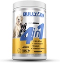 4 i 1 - Probiotisk, gemensamt stöd, hud och rock, multi-Vitamin Soft Chews för hundar, 16,9 oz