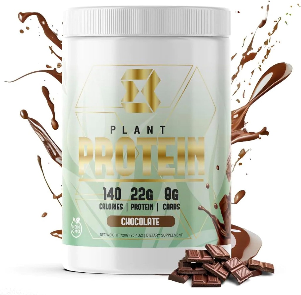 Motiv-8 Plant Based Protein, 22g Pea Protein, 140 kalorier, förbättrar återhämtning, protein Snack Meal Replacement (20 portioner, choklad)