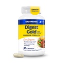 Enzymedica Digest Gold + ATPro, Maximal Strength Digestive Enzymes, hjälper Digest stora måltider för omedelbar uppblåst lättnad, 45 greve
