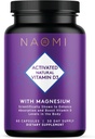NAOMI Aktiverade vitamin D3 5000 IE (125 mcg) Tillägg med Magnesium för starka ben, tänder, muskel, immun och humörstöd, icke-GMO, Gluten Free, 60 Veggie Caps, 30 Day Supply