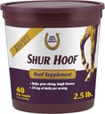 Hästhälsa Shur Hoof Hoof Supplement för hästar, hjälper till att växa starka, tuffa Hooves, 2,5 pund, 40 dagars leverans