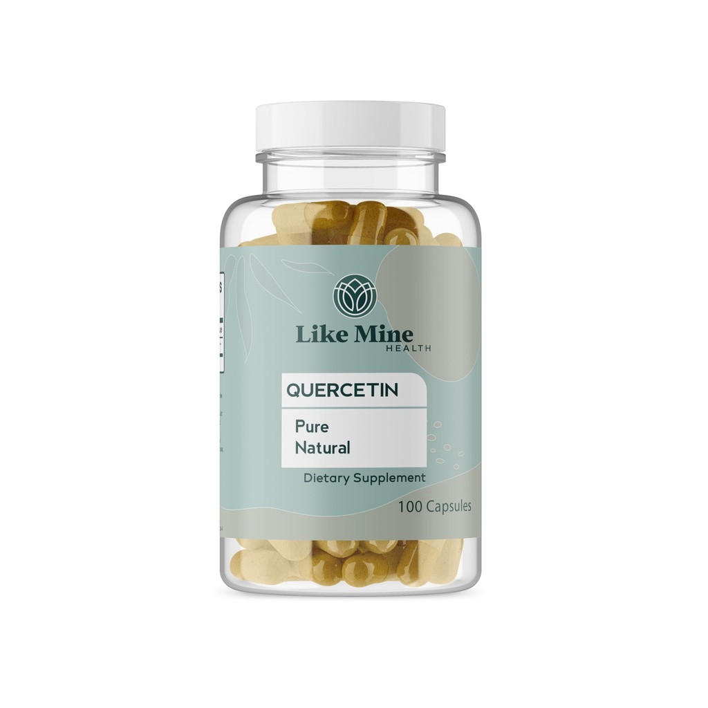 Liksom Mine Quercetin (100 kapslar), ren och naturlig, singelingrediens, kosttillskott för kvinnor