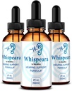 (3 Pack) Whispeara Drops - Official Whispeara to Support Healthy Hearing, Focus and Performance, All Natural Whispeara Hearing Support Formula, Premium Whispeara Gotas Review (90 Servings)
