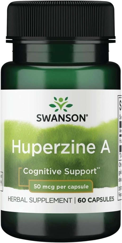 Swanson Huperzine En 50 mcg 60 kapslar