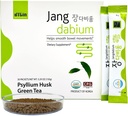 Psyllium Husk Fiber Fish Collagen All-in-One Supplement för Digestive Health, Colon Cleanse för att stödja förstoppningshjälp, bättre matsmältning, Jangdabium 30 Packets