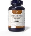 Super Mushrooms Extract, 3 Mushrooms, Lion's Mane Mushroom, Reishi Mushroom, Tiger Milk Mushroom, Immun Support Supplement