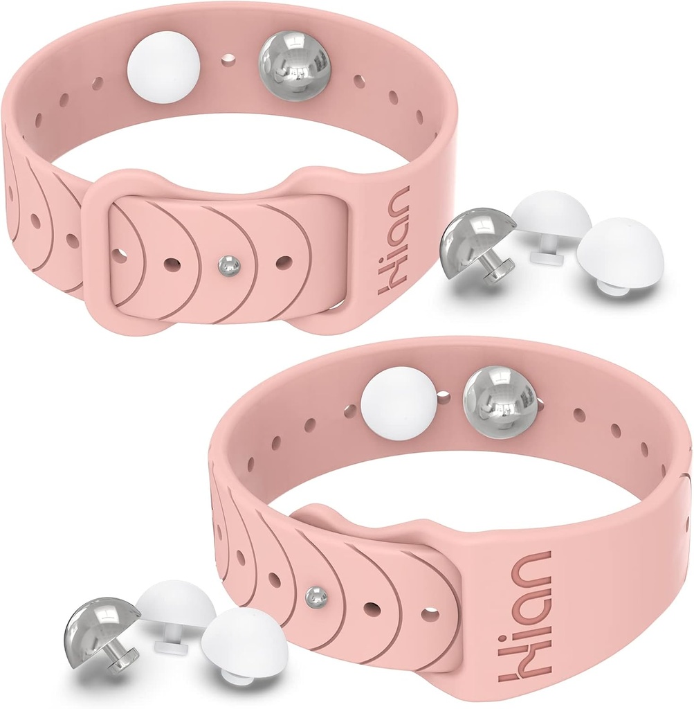 Motion Sickness Bands Sea Sickness Wristbands Justerbar Akupressur Nausea Wristband /,Natural Relief of Nausea Headaches, Insomnia, Ångest, Sovhjälp, Morgon Sickness,Motion Sickness (1Pair Pink Sand