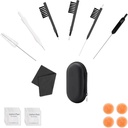 Phitunry 52-Piece Hearing Aid Cleaning Kit Tillbehör Portable Hearing Aid Case Pocket Storlek med rengöring Borste Verktyg, Torka kapslar, Audio Wipes, Deer Velvet Cloth och Hearing Aid Travel Case (Små)