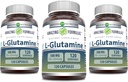 Fantastiska formler L-Glutamine 500 mg kapslar | Aminosyra tillskott | Icke-GMO | Glutenfri | Tillverkad i USA (3 Pack, 120 greve)