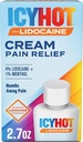 Icy Hot Max Strength Pain Relief Cream med Lidocaine Plus Menthol, 2.7 Ounces