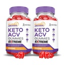 Justified Laboratories (2 Pack Turbo Ripped Keto ACV Gummies Extreme 2000MG Turbo Ripped Keto Gummies Apple Cider Vinegar Formulerad med granatäpplebet Juice Powder B12 Vegan Non GMO 120 Gummys
