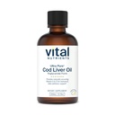 Vital Nutrients - Ultra Pure Cod Liver Oil 1025 (Pharmaceutical Grade) - 100% ren norsk torskleverolja - 200 ml per flaska