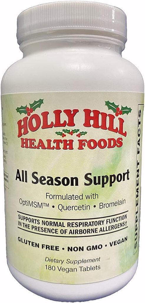 Holly Hill Health Foods All Season Support (tidigare Aller-7), 180 Vegan tabletter
