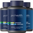 ProHealth Turmeric Curcumin Supplement: 285 Times More Bioavailable - Utvecklat av neuroforskare. 1000 mg Koncentrerad Longvida Curcumin Extract Per Servering (60 X 500mg kapslar per flaska) (3 Pack)