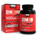 FORCE FACTOR DIM Max, DIM Supplement 400mg, östrogenbalans för kvinnor och män, extra styrka för hormonal akne, metabolism, klimakteriet, PCOS, Diindolylmetan, Superior Absorption, 60 kapslar