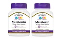 21st Century, Melatonin Quick löser tabletter 10 mg, White, Cherry, 120 greve (Pack of 2)