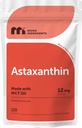 Micro Ingredients Astaxanthin 12mg med MCT Oil, 120 Softgels, 4 Month Supply | Premium Astaxanthin Antioxidant Supplements * | Fresh Microalgae Source | Triple Strength, Non-GMO, Gluten Free, No Soy