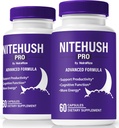 (2 Pack) Nite Hush Pro Capsules-Lås upp din fulla potential med NiteHush Pro Formel - Premium Support för fokus, koncentration och balanserad hälsa, Officiell NiteHushPro Pills Review (120 kapslar)