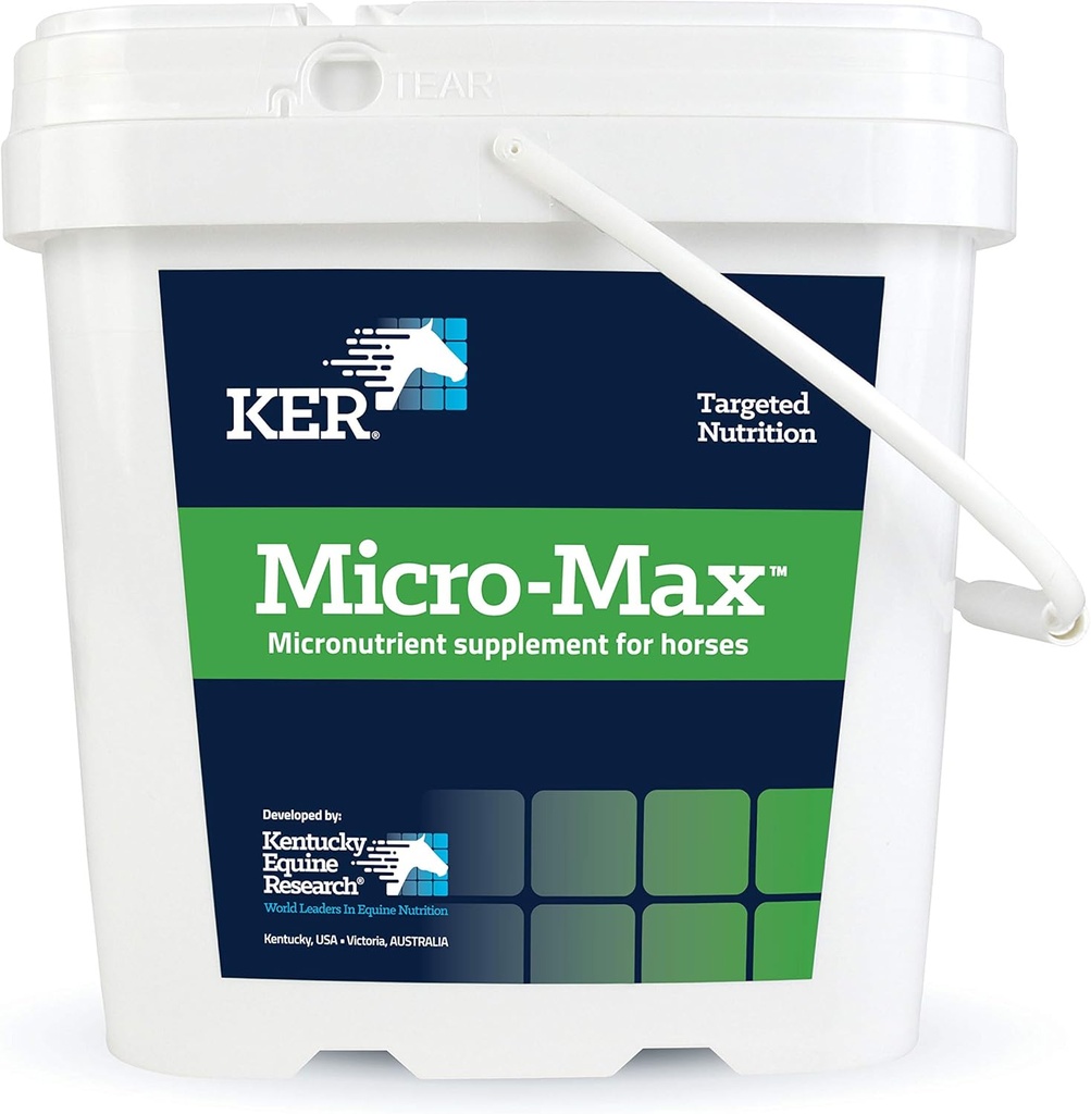 Kentucky Equine Research Micro-Max: Micronutrient Supplement för hästar, 4,5 kg (79 portioner)