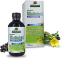 Naturens svar Mullein-X Multi System Cough Syrup 4 Ounce | Soothes Coughs & Clears Mucus | Andningsstöd | Non GMO Gluten Free