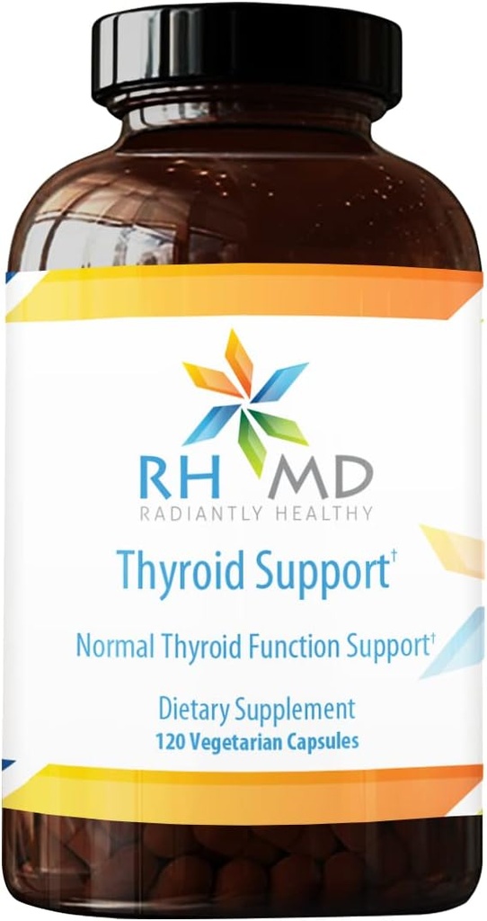 RHMD Thyroid Support - Normal Thyroid Function Support - Tillägg (120 Vegetariska kapslar)