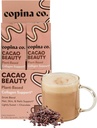 Copina Co. Cacao Beauty Vegan Collagen Booster Drink Blend: Plant-Based Collagen Support Smoothie Drink Vegan Blend Variety Pack | Cacao Flavor | 10 Individuella Stick Packs per Carton