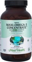 Maxi Health Triple Omega-3 Concentrate - Fiskolja - "1000 IE" Vitamin D3-90 kapslar - Kosher