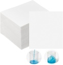 100 Pcs Vomit Absorbent Pad Disposable Barf Paper Bulk for Emesis Bags Turns Vomit into Gel Pregnancy Nausea Morning Sickness Motion Car Taxi Airplane Travel, Can Hold 18.6 Oz/ 550 ml