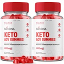 Rize labs - Slim Zone Keto ACV Gummies för avancerad viktminskning med Apple Cider Vinegar, Supplement hjälper till att minska magfett, för extra styrka (120 gummies)